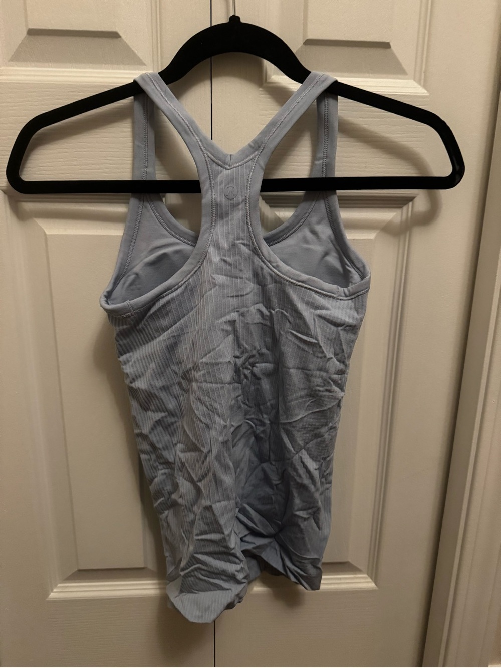 lululemon athletica Light Blue Ribbed Racerback Tank - Picture 3 of 4